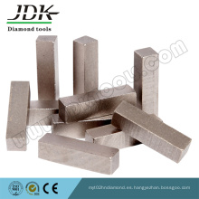 Segmento rectangular de diamante de mármol y piedra caliza